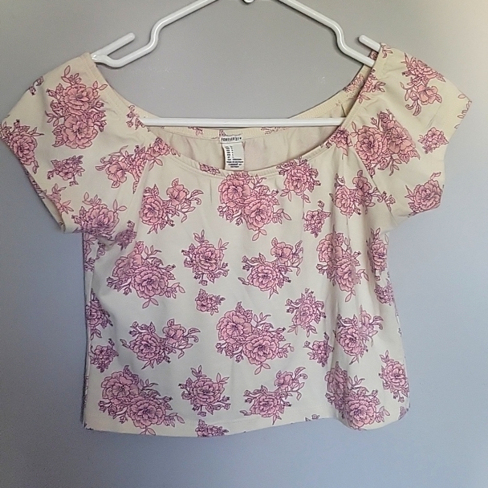 Forever 21 Women's crop top, tops, size L